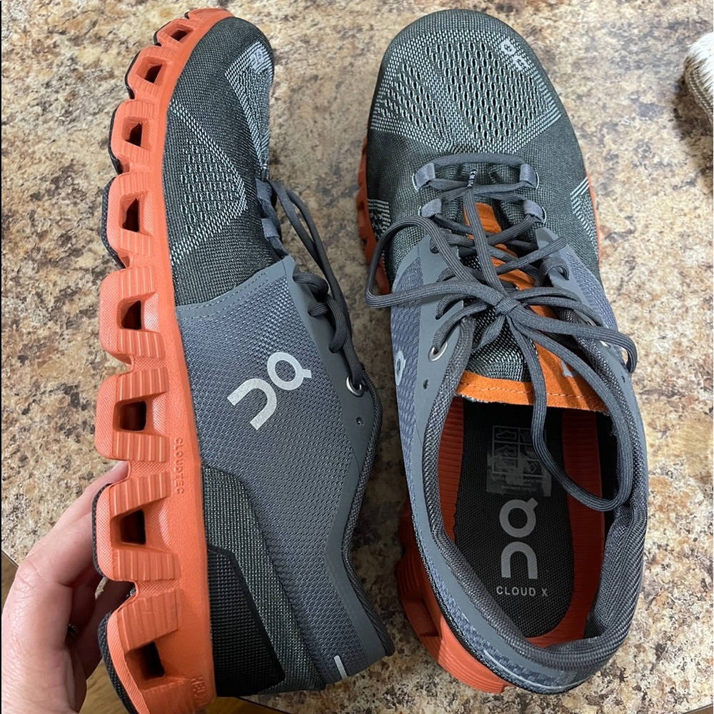 On cloud shoes